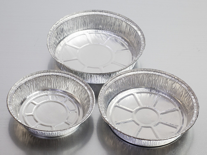 round aluminum foil containers with lids